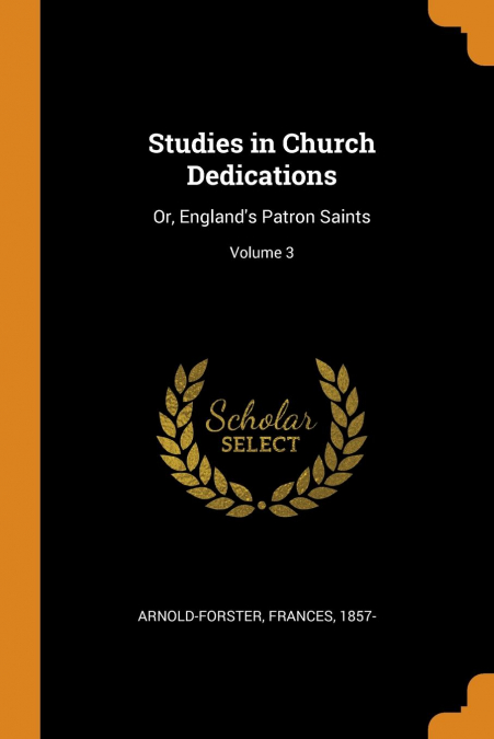 Studies in Church Dedications