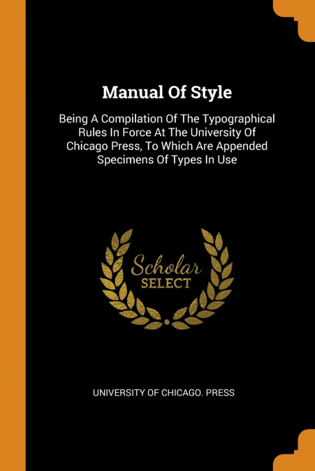 Manual Of Style