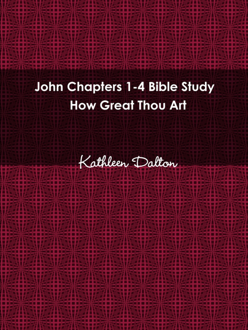 John Chapters 1-4 Bible Study    How Great Thou Art