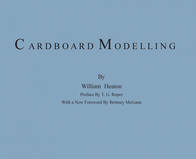 Cardboard Modelling