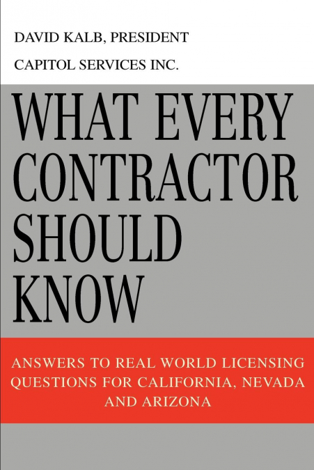 What Every Contractor Should Know