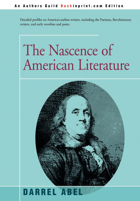 The Nascence of American Literature