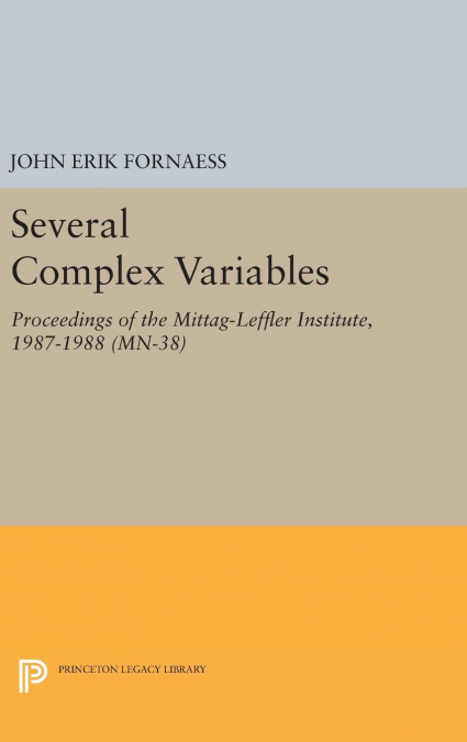 Several Complex Variables