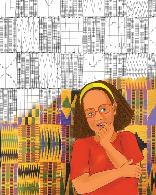 Grace Goes to Ghana Coloring book