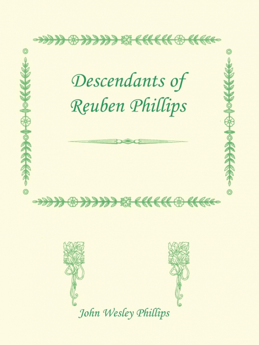 Descendants of Reuben Phillips