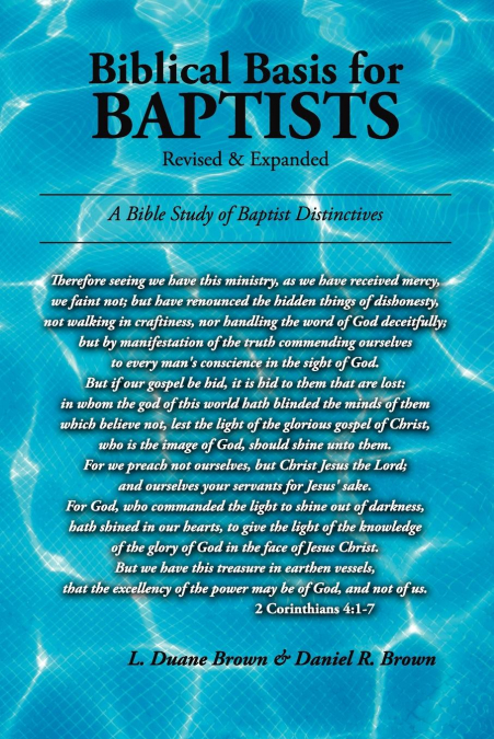Biblical Basis for Baptists