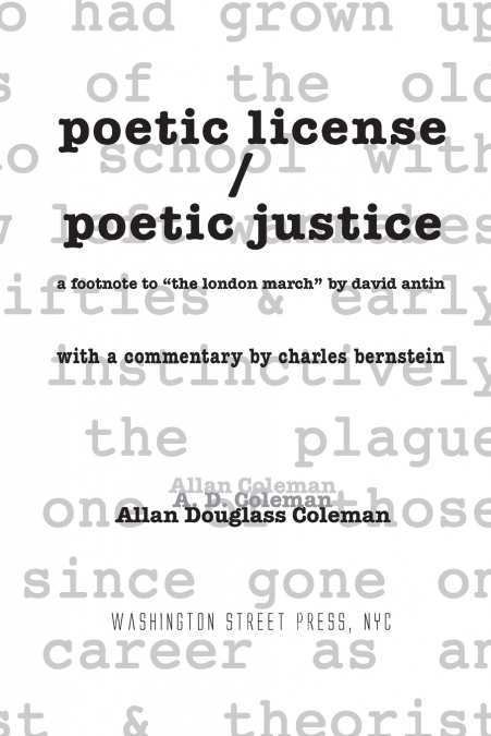 poetic license / poetic justice