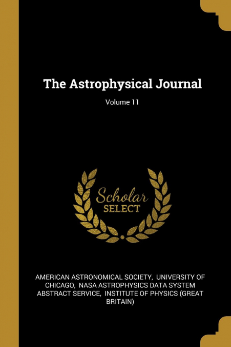 The Astrophysical Journal; Volume 11