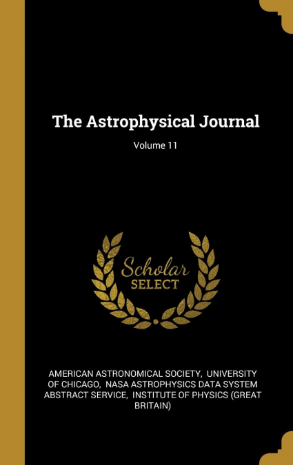 The Astrophysical Journal; Volume 11