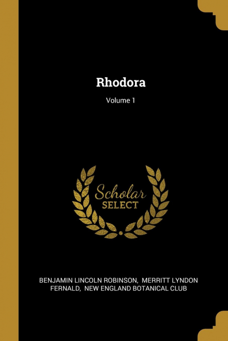 Rhodora; Volume 1