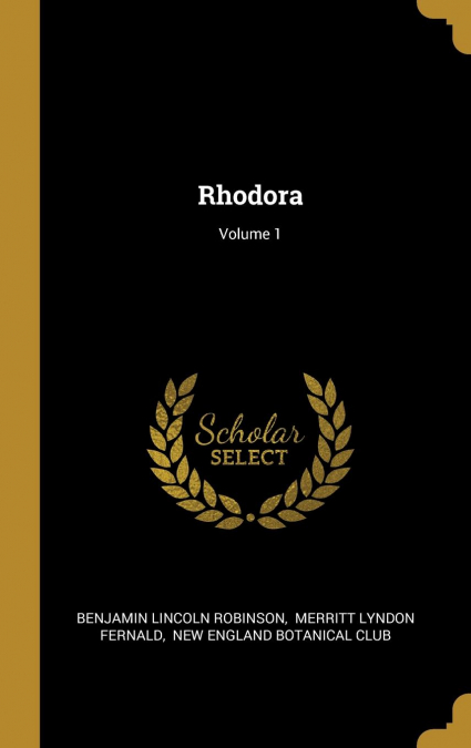 Rhodora; Volume 1