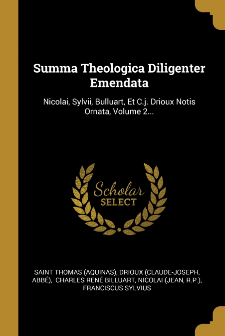Summa Theologica Diligenter Emendata