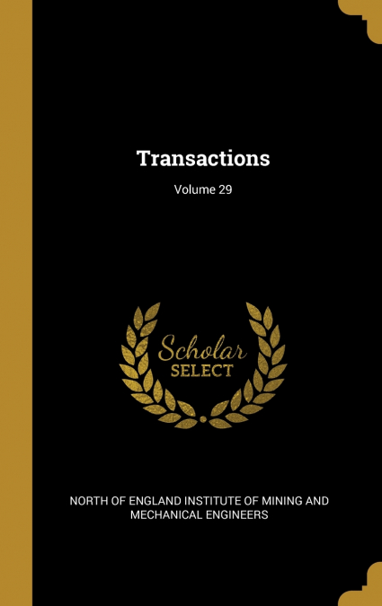 Transactions; Volume 29