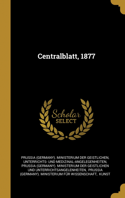 Centralblatt, 1877