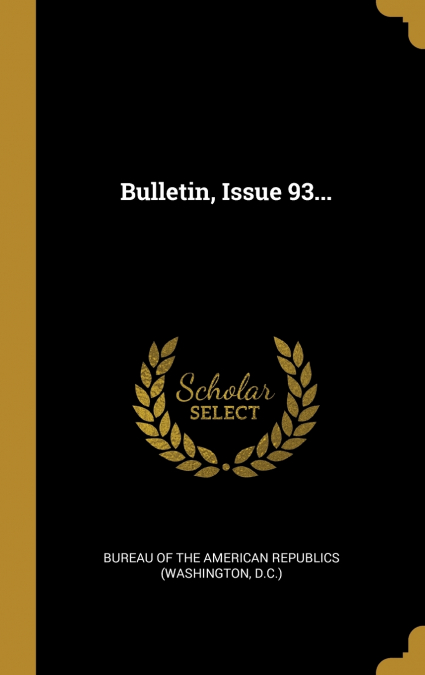 Bulletin, Issue 93...