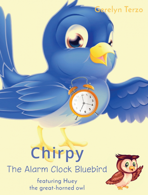 Chirpy the Alarm Clock Bluebird