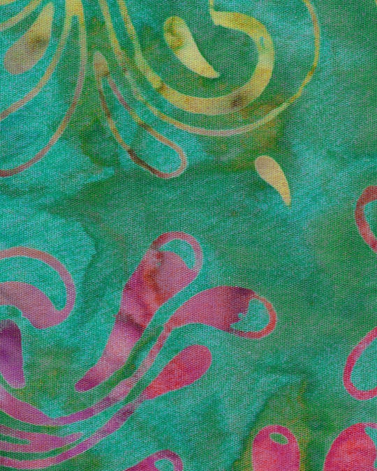 Green Jungle Batik Composition Notebook - Large Ruled Notebook - 8x10 Lined Notebook (Softcover Journal / Notebook / Diary)