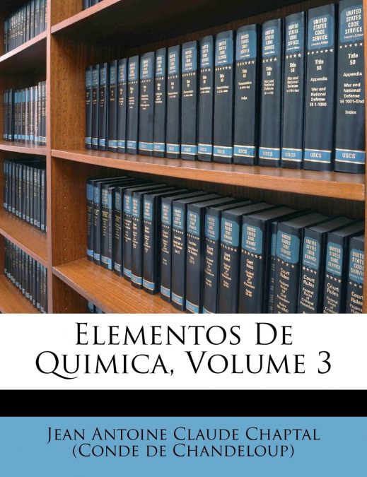 Elementos De Quimica, Volume 3