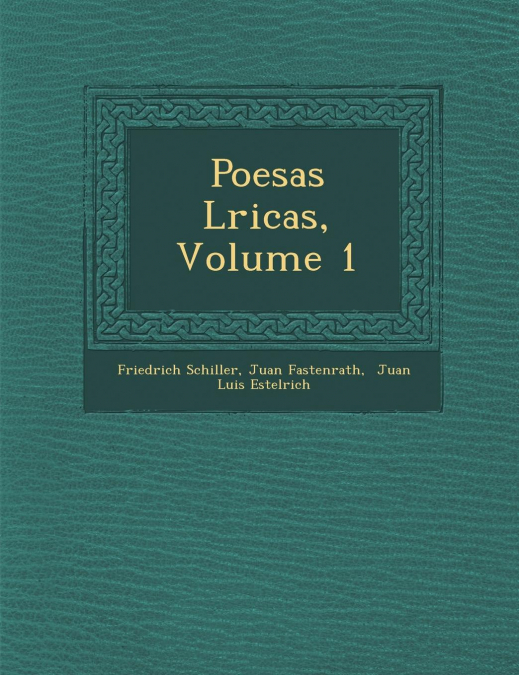 Poes�as L�ricas, Volume 1