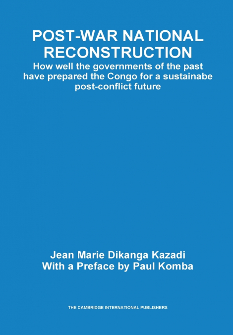 POST-WAR NATIONAL RECONSTRUCTION