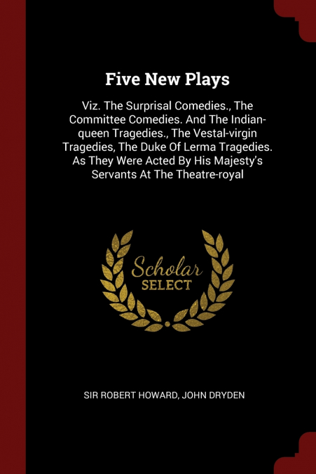 Five New Plays