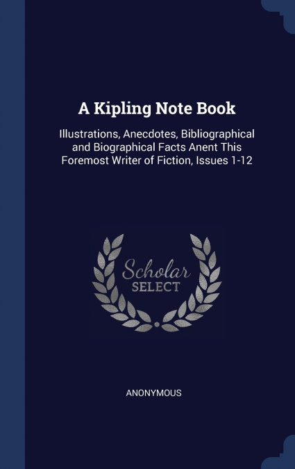 A Kipling Note Book