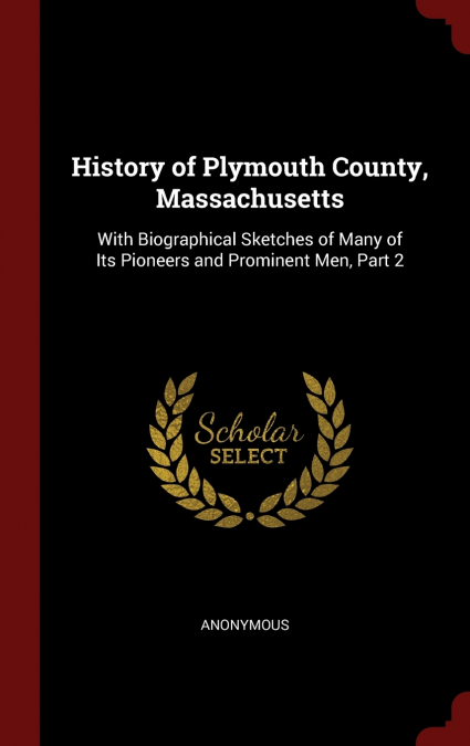 History of Plymouth County, Massachusetts