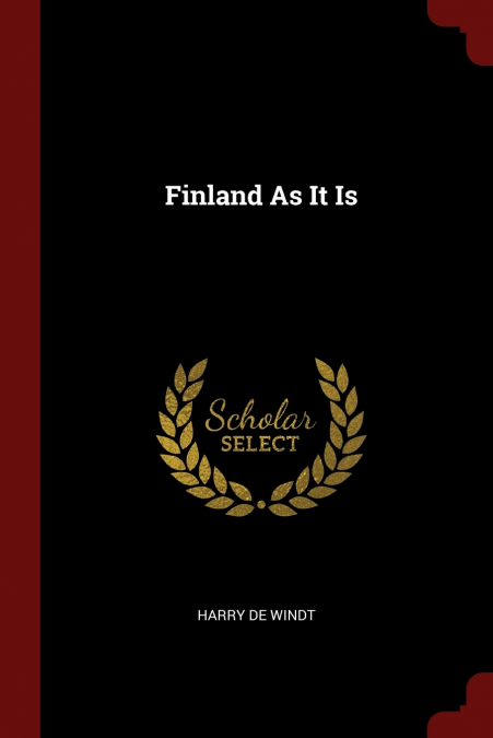Finland As It Is