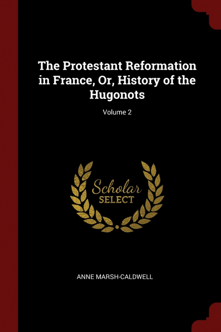 The Protestant Reformation in France, Or, History of the Hugonots; Volume 2