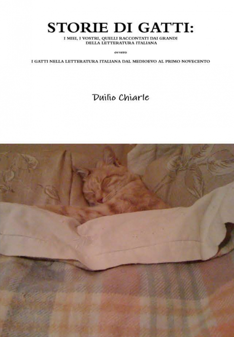 STORIE DI GATTI