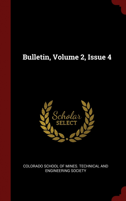 Bulletin, Volume 2, Issue 4