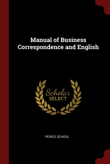 Manual of Business Correspondence and English