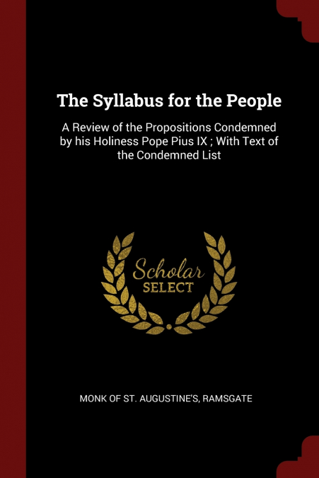 The Syllabus for the People