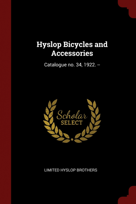 Hyslop Bicycles and Accessories