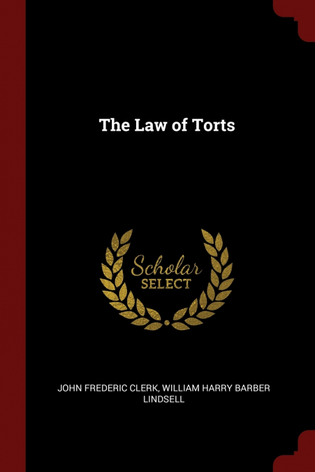 The Law of Torts