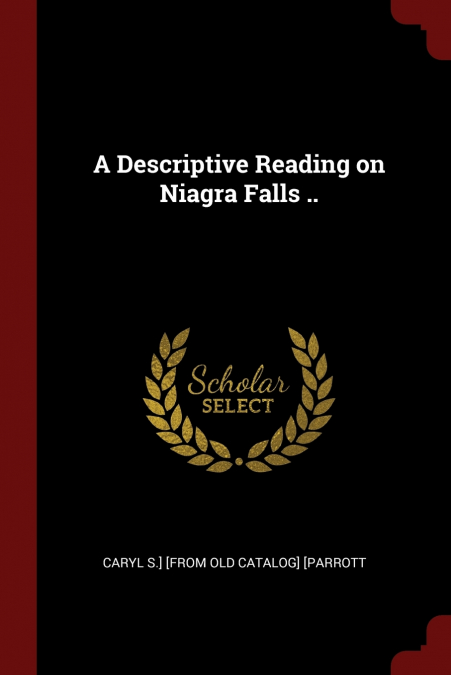 A Descriptive Reading on Niagra Falls ..
