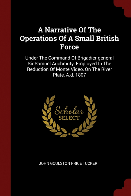 A Narrative Of The Operations Of A Small British Force