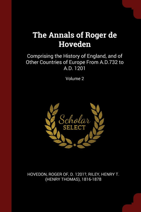 The Annals of Roger de Hoveden