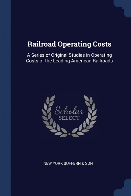 Railroad Operating Costs