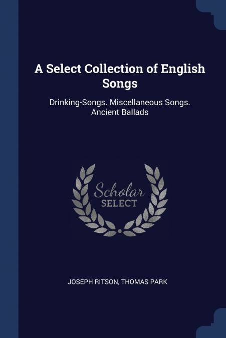 A Select Collection of English Songs