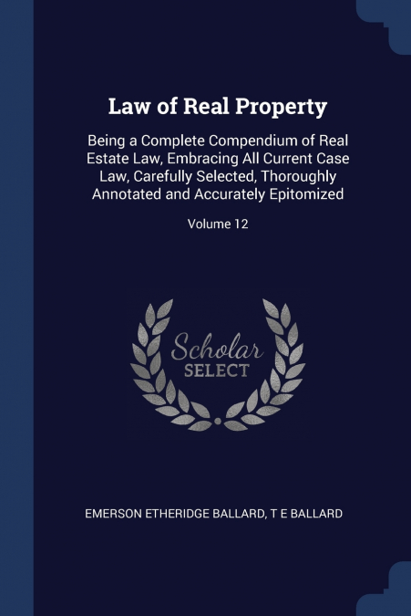 Law of Real Property