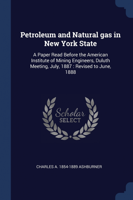 Petroleum and Natural gas in New York State
