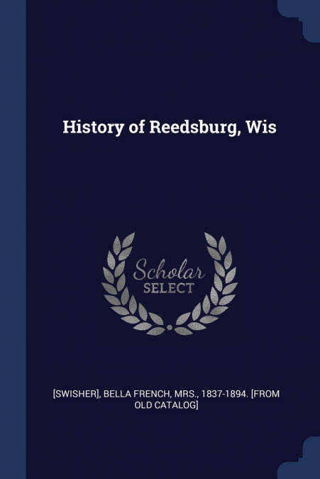 History of Reedsburg, Wis