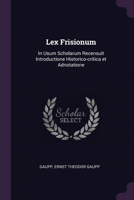 Lex Frisionum