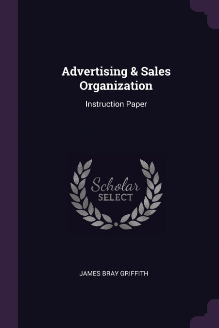 Advertising & Sales Organization