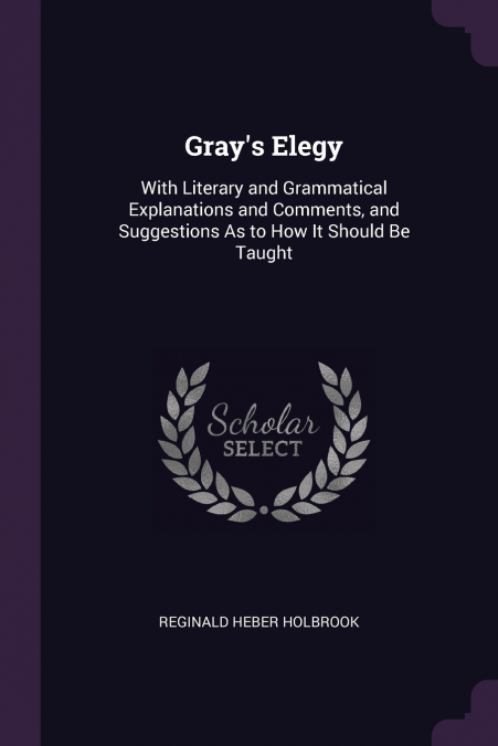 Gray’s Elegy