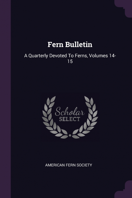 Fern Bulletin