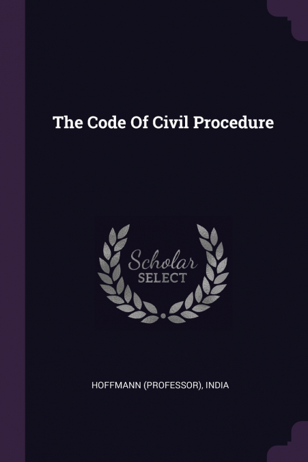 The Code Of Civil Procedure