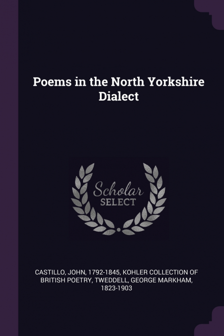 Poems in the North Yorkshire Dialect