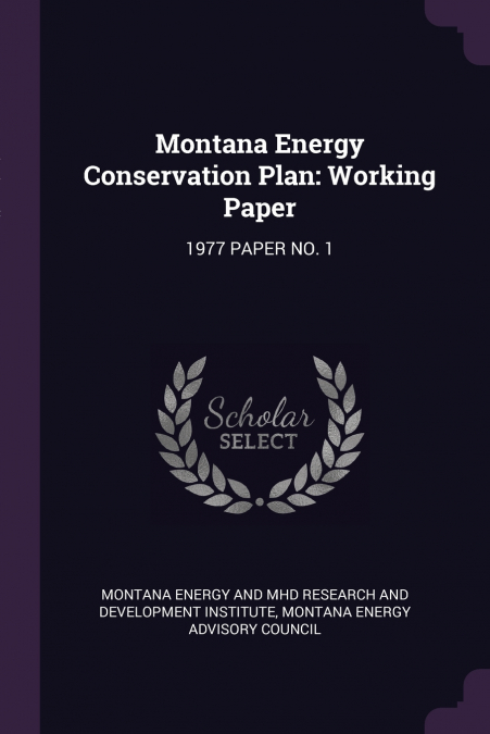 Montana Energy Conservation Plan